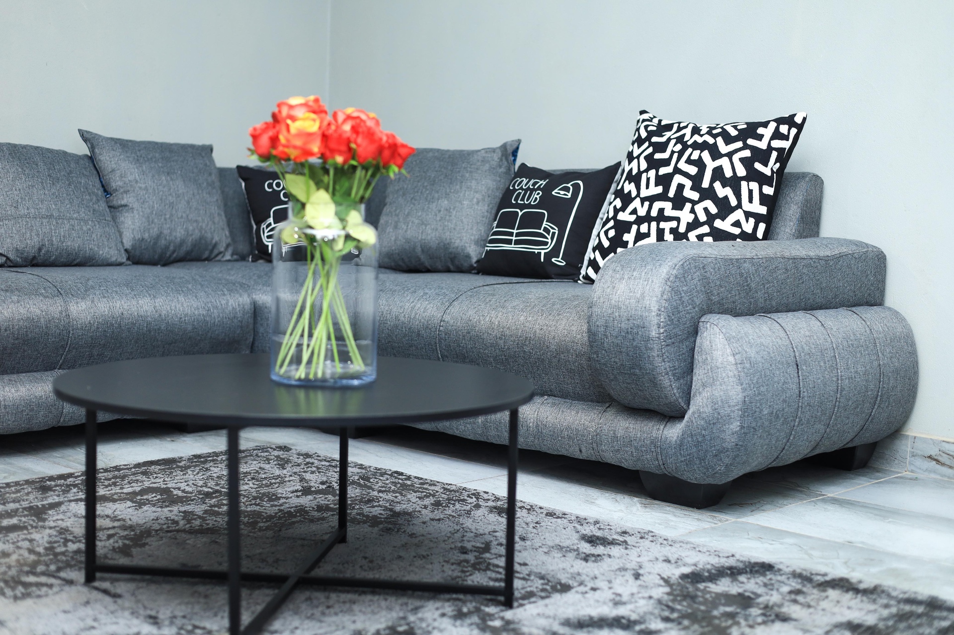 Comfortable seating in the lounge