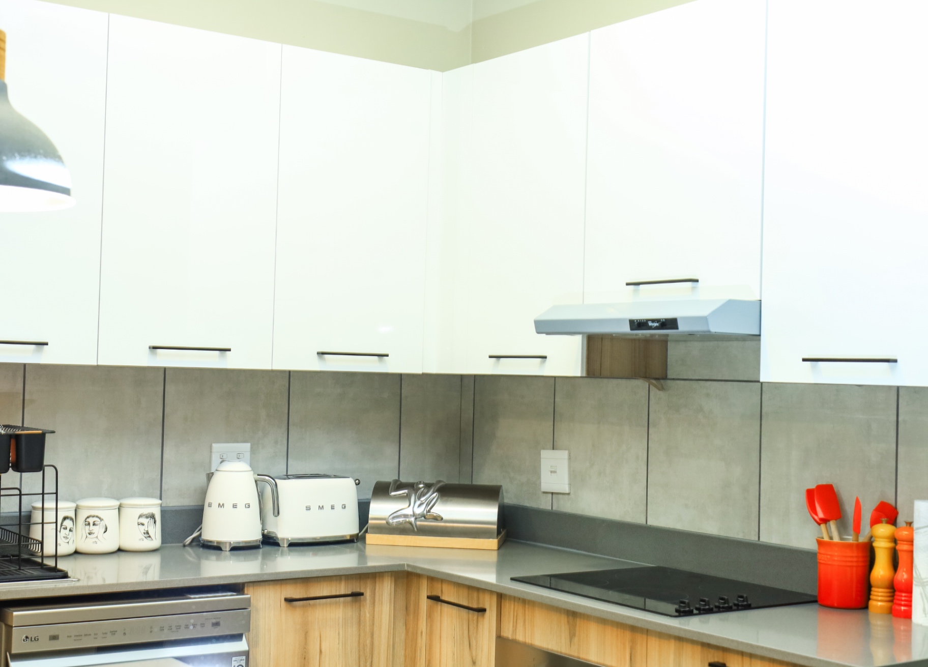 Contemporary kitchen with SMEG appliances