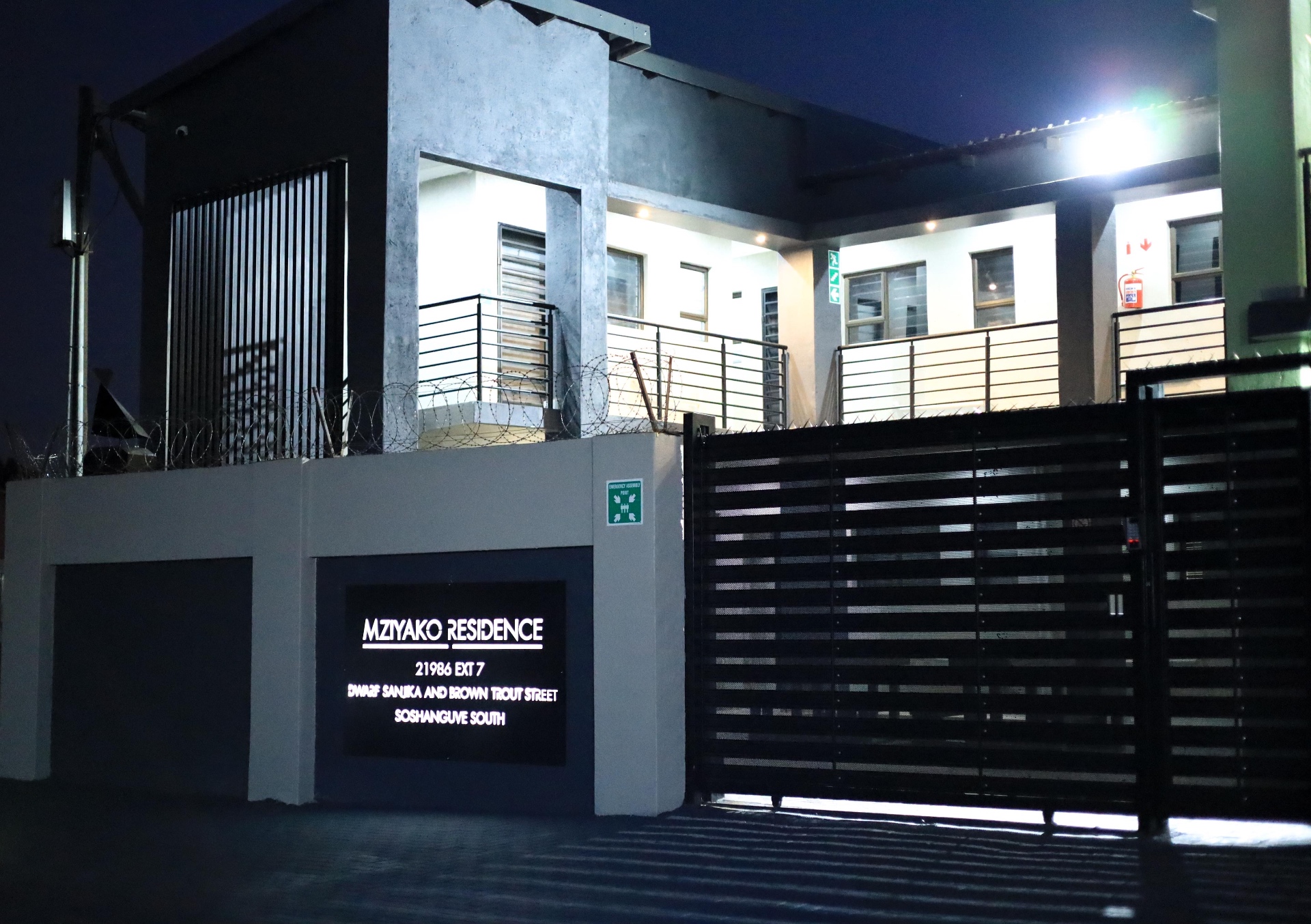 Residence at dusk